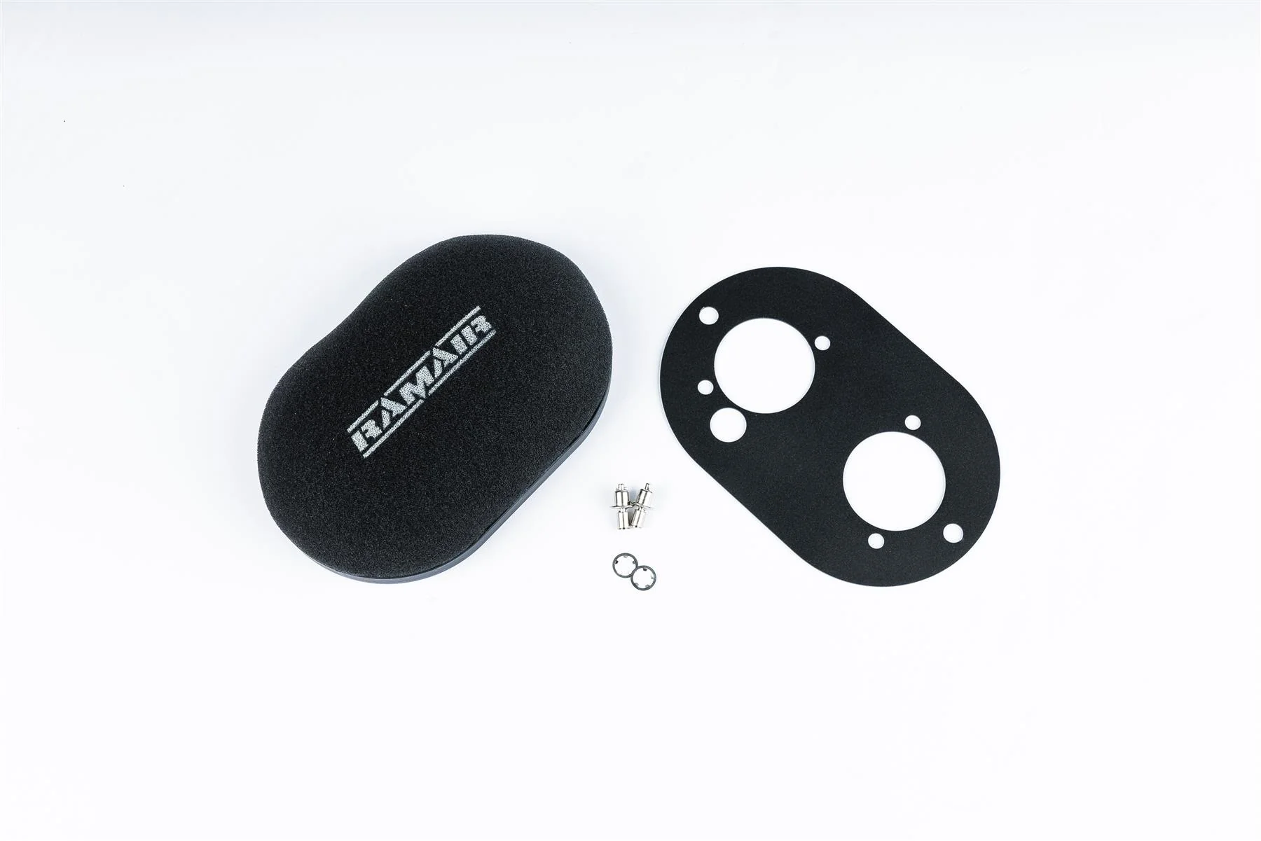 Ramair Domed Carb Air Filter & Baseplate to fit Dellorto 40 DHLA  - 40mm Internal Height