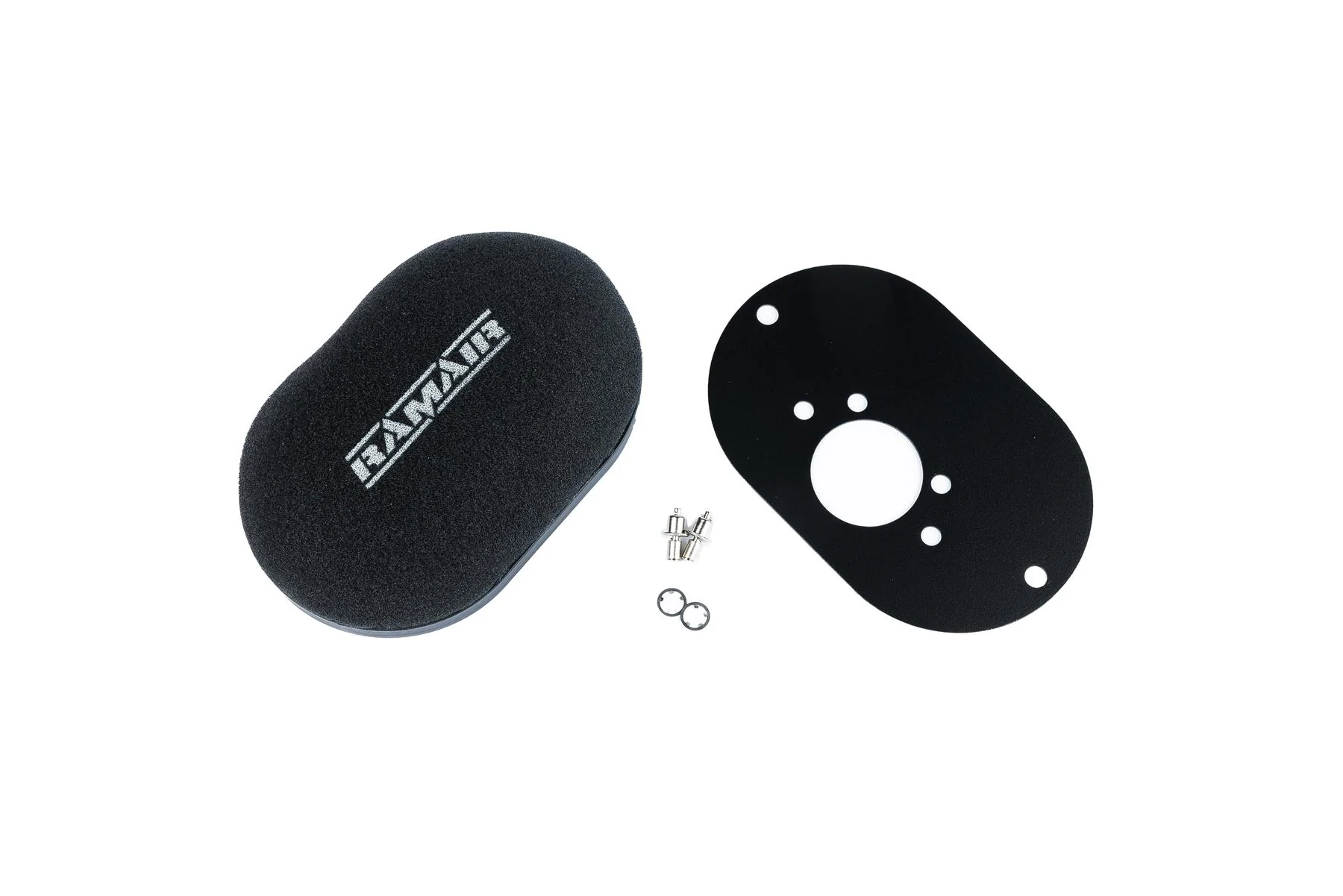 Ramair Domed Carb Air Filter & Baseplate to fit SU HIF6, HIF44 1.7in - 65mm Internal Height