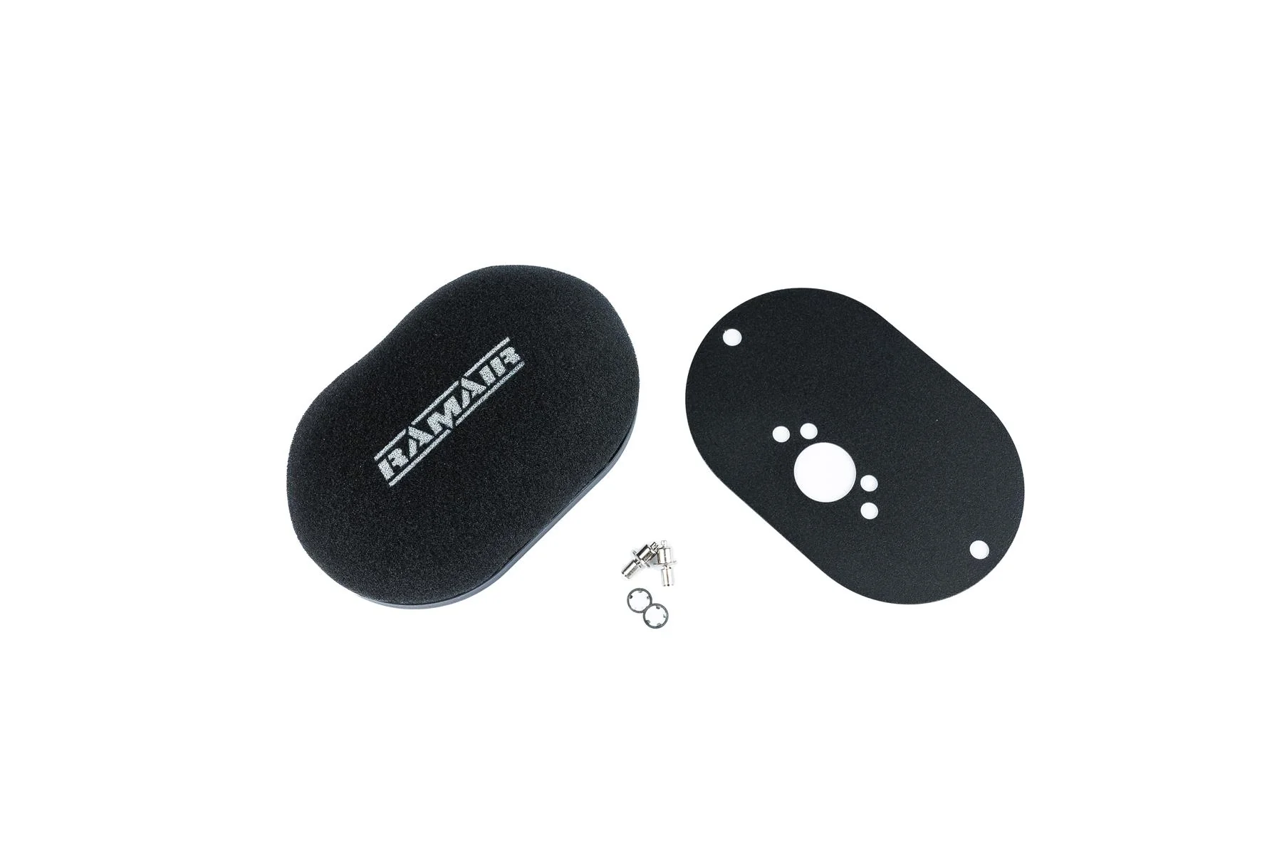 Ramair Domed Carb Air Filter & Baseplate to fit SU HS2 1.25in (32mm Mini Offset) - 65mm Internal Height