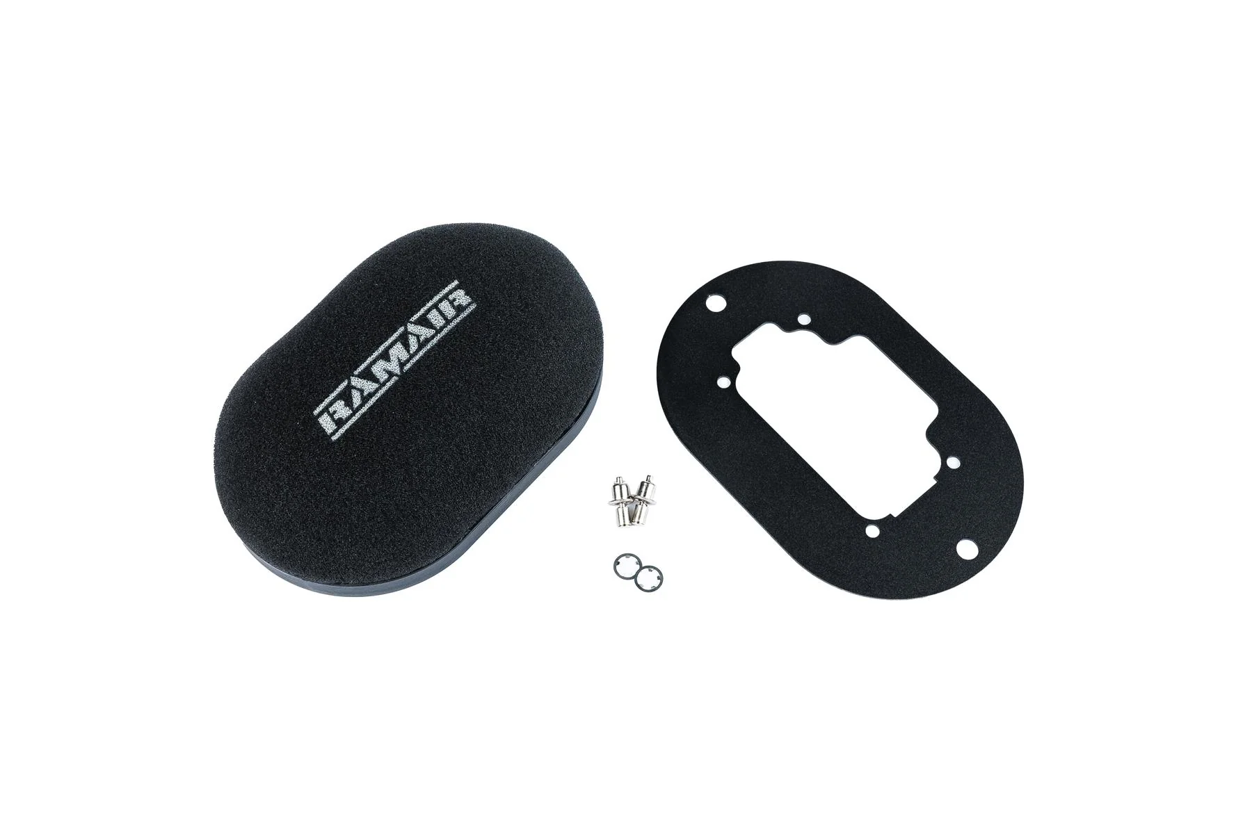 Ramair Domed Carb Air Filter & Baseplate to fit Weber 32/36 DGV/DGEV, 38 DGAS/DGMS  - 40mm Internal Height