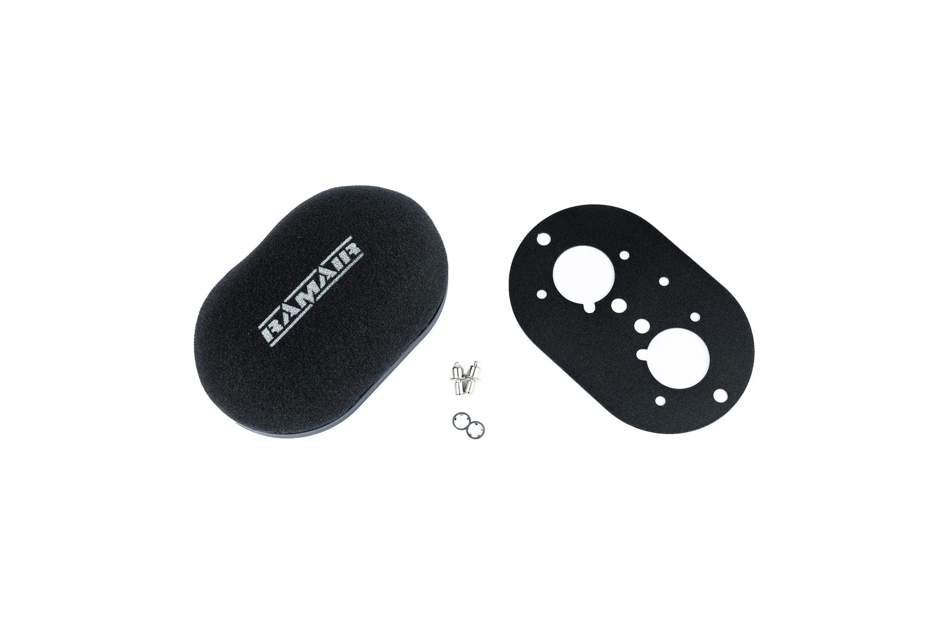 Ramair Domed Carb Air Filter & Baseplate to fit Weber 40 IDF  - 65mm Internal Height
