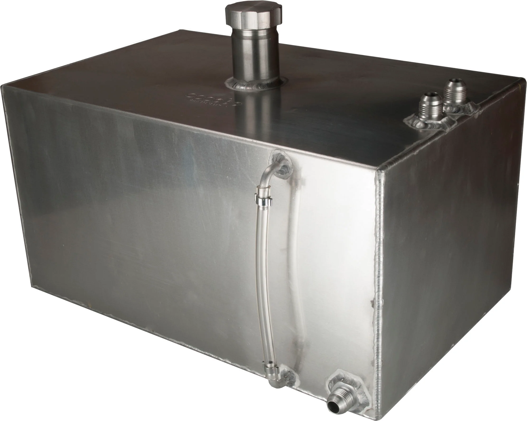 OBP 6 Gallon Square Aluminium Foam Filled Fuel Tank with JIC Fittings