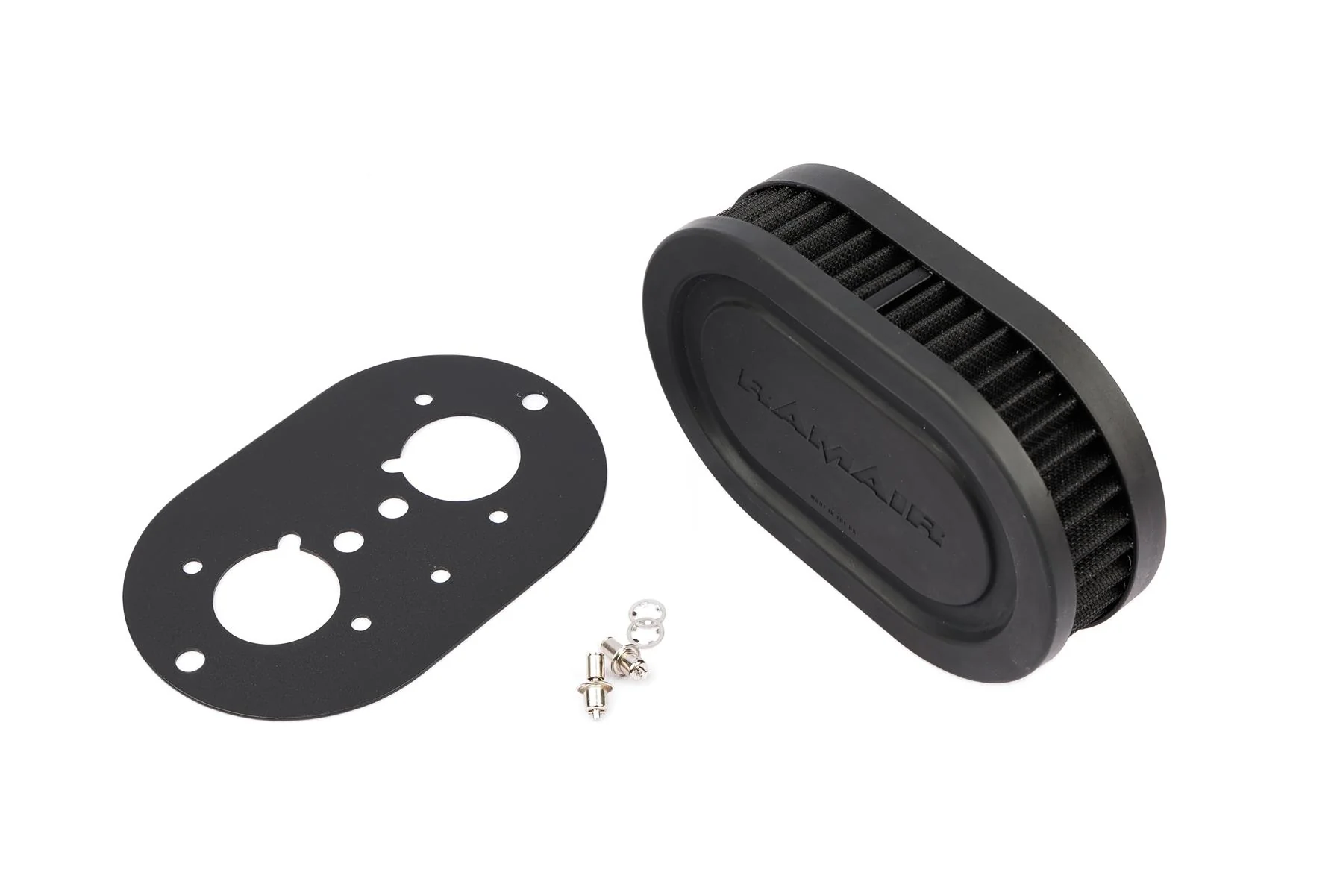 Ramair Pleated Carburettor Air Filter Baseplate to fit Weber 40 IDF -40mm Int Height