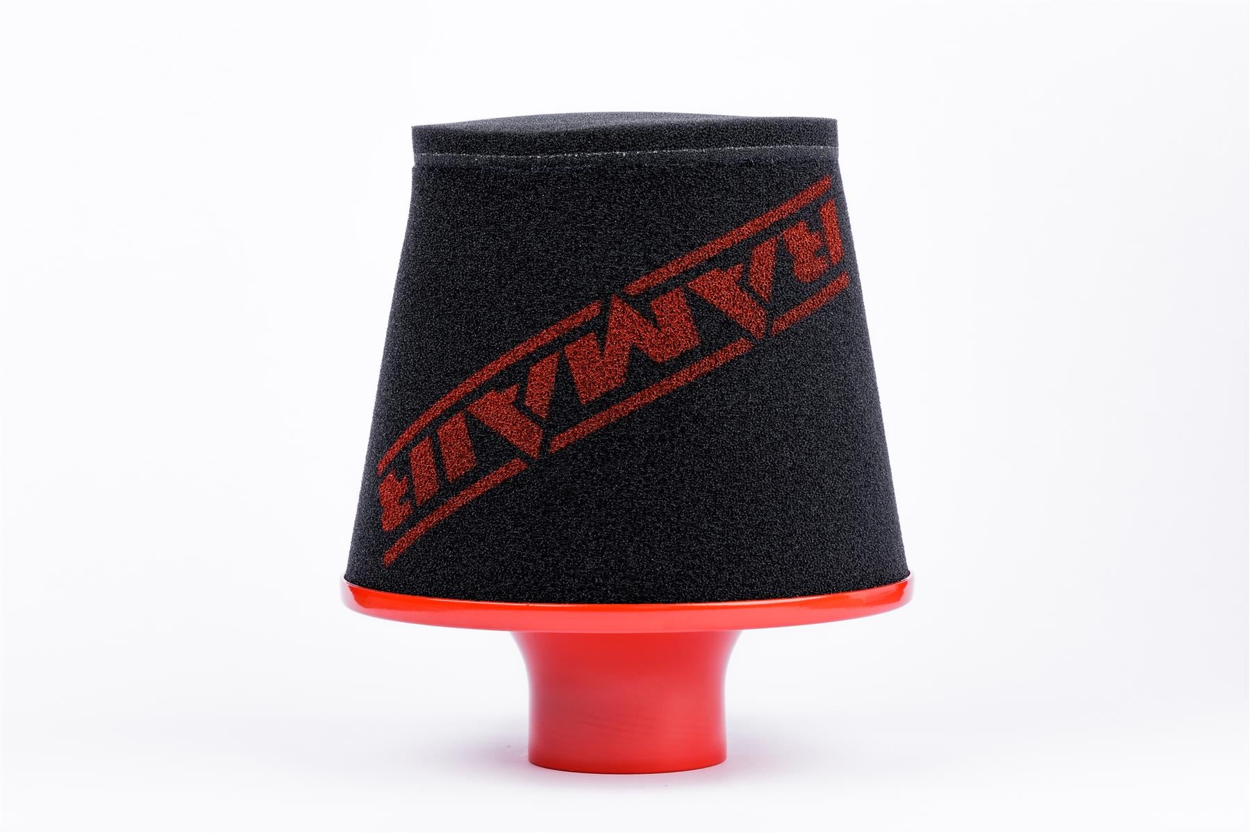 Ramair Ramair Large Foam Filter Aluminium Base 90mm (3.5inch) OD Red
