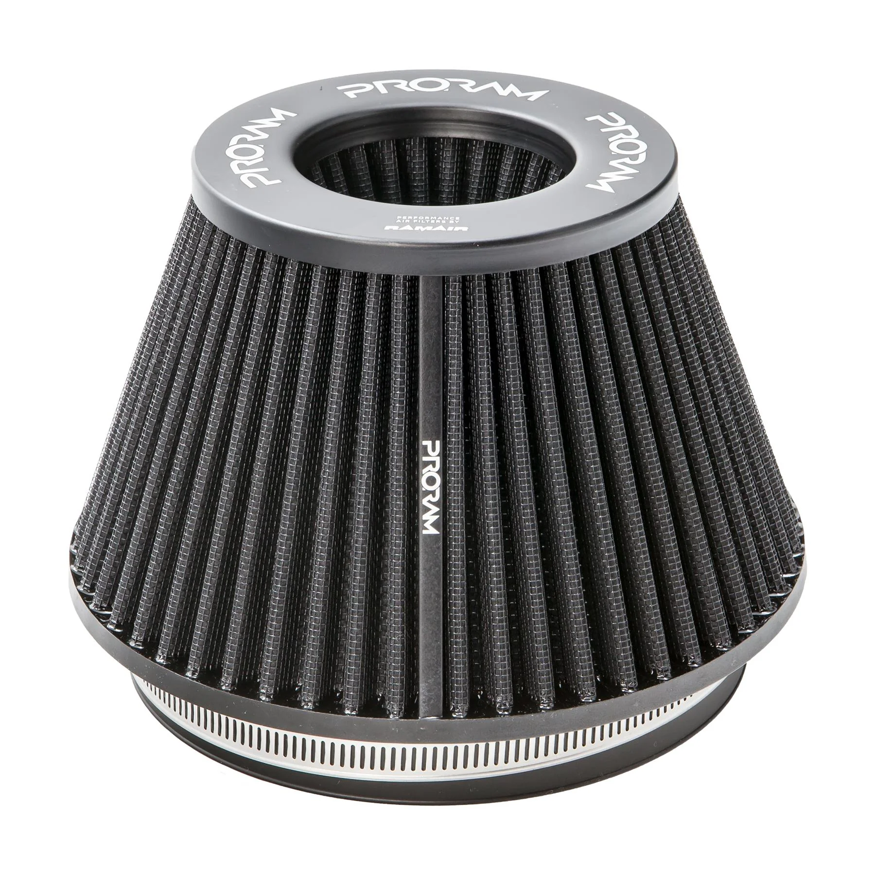 Ramair Ramair Pleated 102mm (4inch) OD Neck Medium Cone Air Filter with Velocity Stack