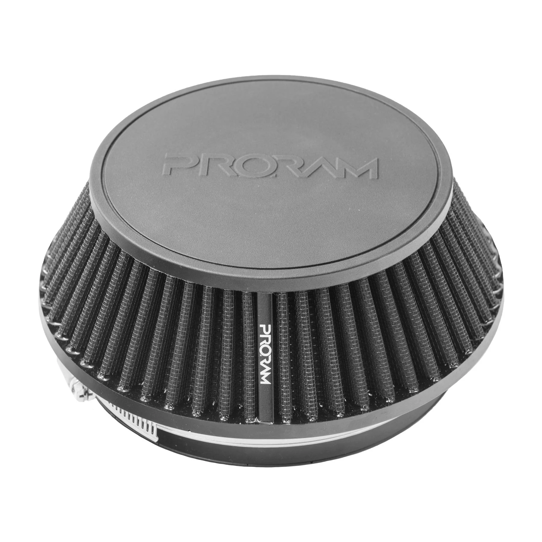 Ramair Ramair Pleated 83mm (3.25inch) ID Neck Small Cone Air Filter with Velocity Stack and Coupling
