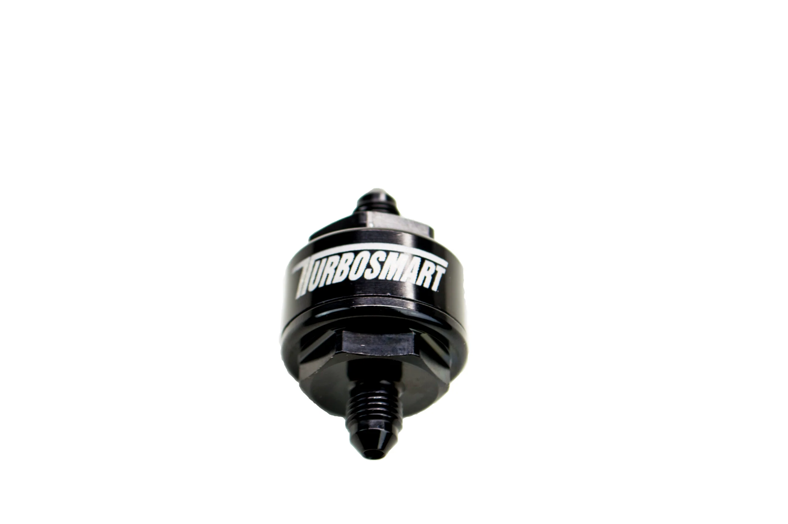 Turbosmart Billet Turbo Oil Feed Filter 44um AN-3 - Black (TS-0804-1001)
