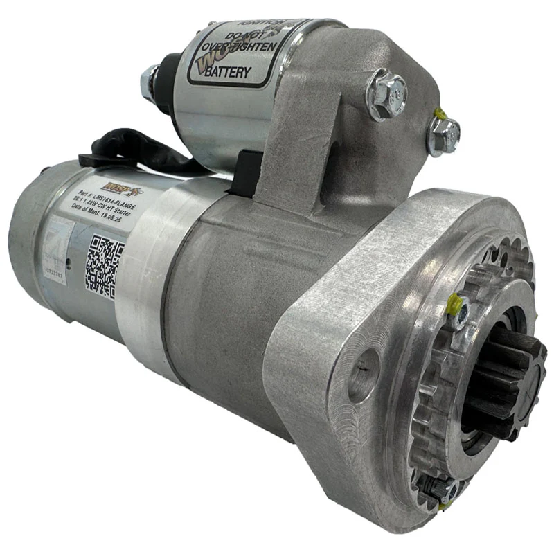Wosp 1.4kW clockwise base model slimline starter motor (25:1 reduction) (Flange Mounted) (LMS1534-FLANGE)