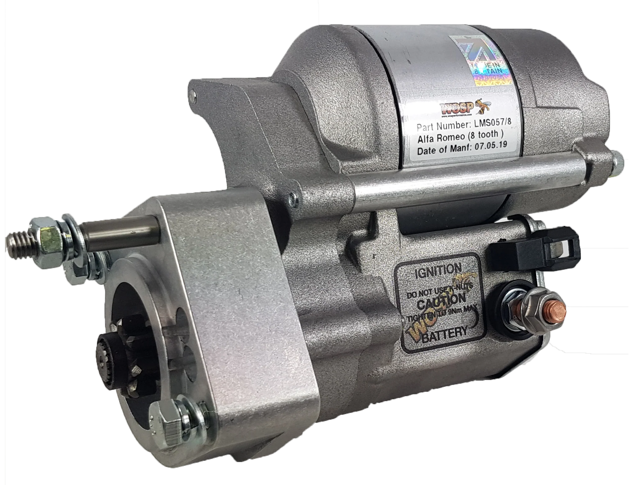 Wosp Alfa Romeo 105 series / twin cam (9 tooth) high torque starter motor (LMS057-9)