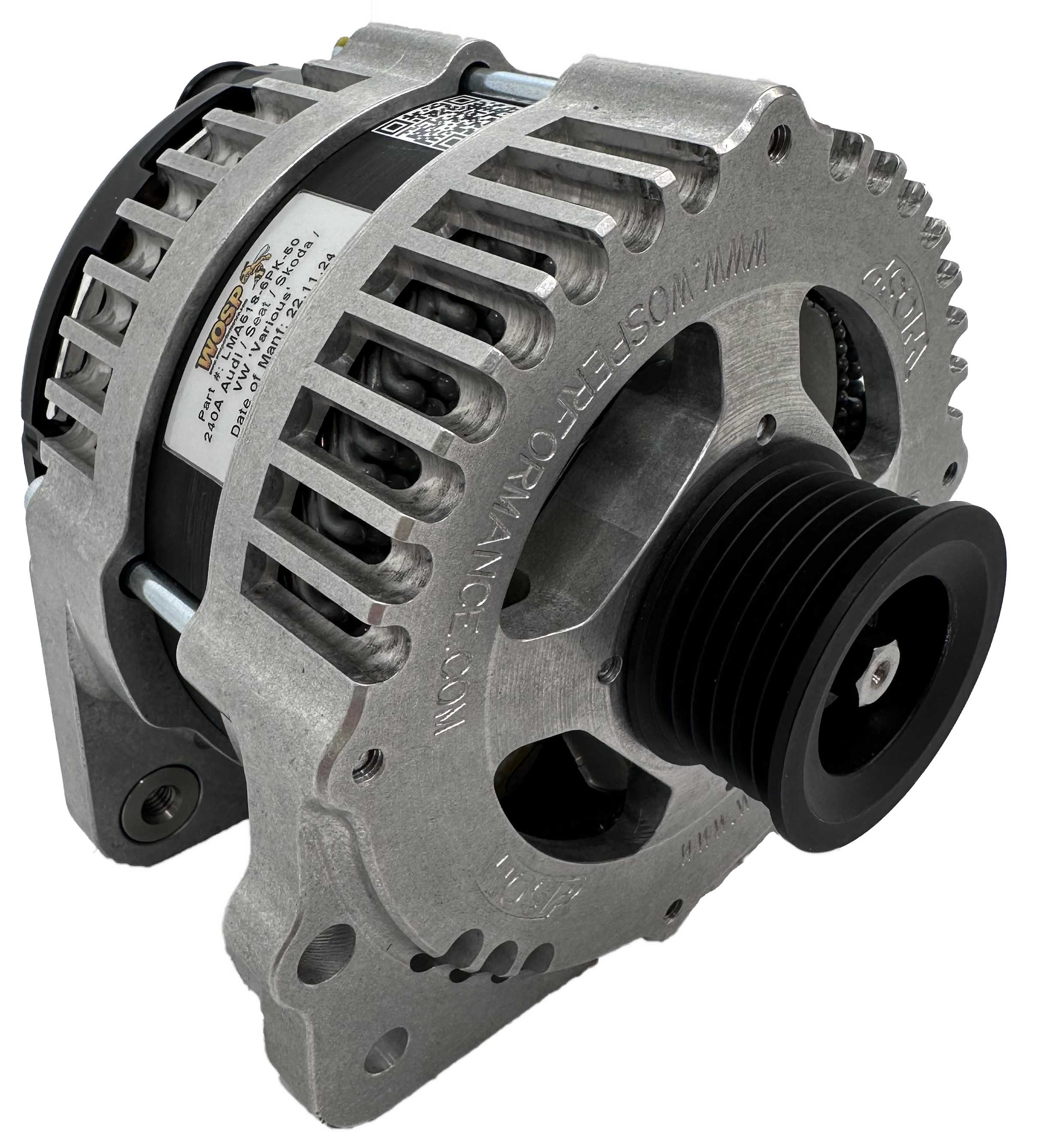 Wosp Audi / Mitsubishi / Nissan / Seat / Skoda / VW 'Various' 240A Alternator (LMA518-6PK-55)