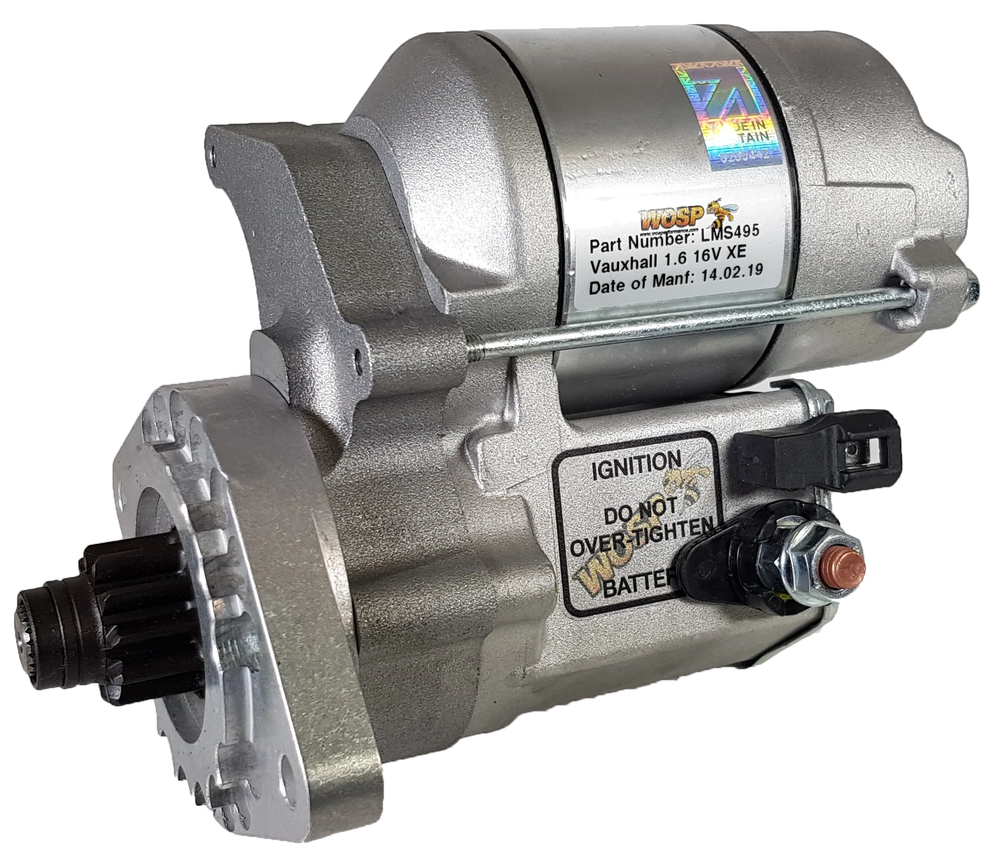 Wosp Chevrolet / Daewoo / Fiat / Vauxhall XE 'various' high torque starter motor (LMS495)