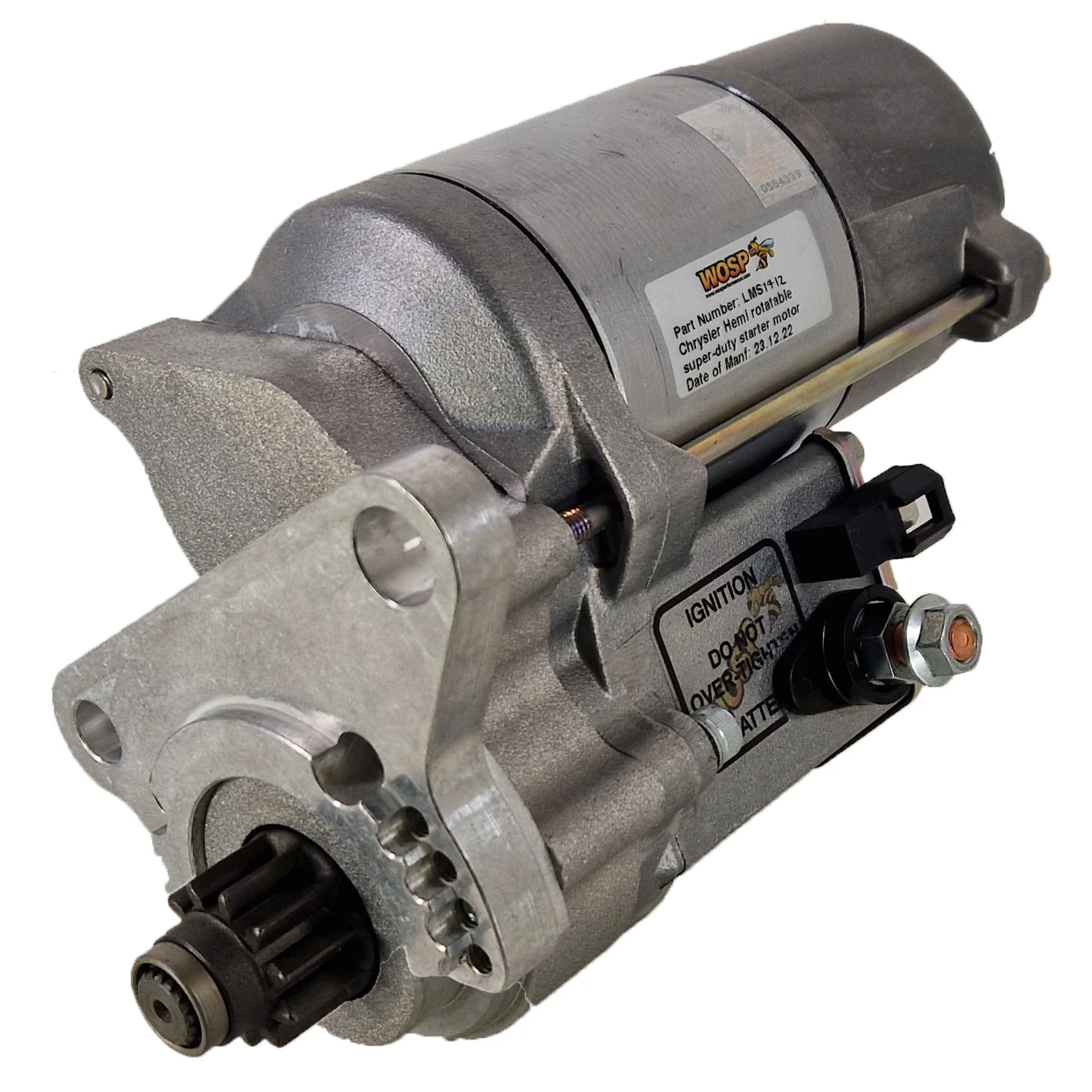 Wosp Chrysler / Mopar / Hemi (Leanders clutch / Chevrolet ring gear) V8 high torque starter motor (LMS1412)