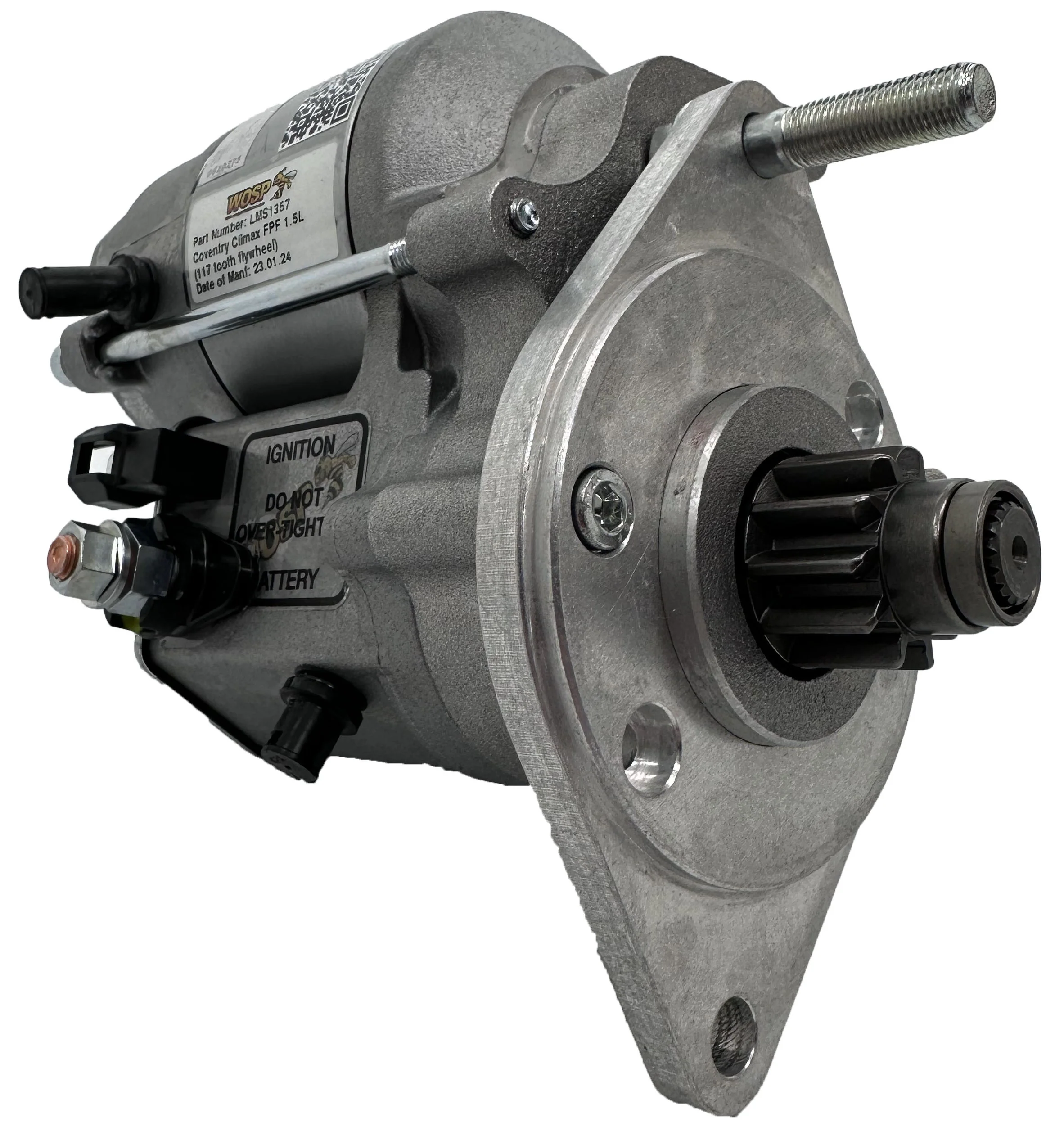 Wosp Coventry Climax FPF 1.5L (117 tooth flywheel) high torque starter motor (LMS1357)