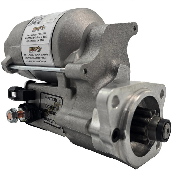 Wosp Fiat 500 Giardiniera high torque starter motor (3-bolt) (LMS1564)