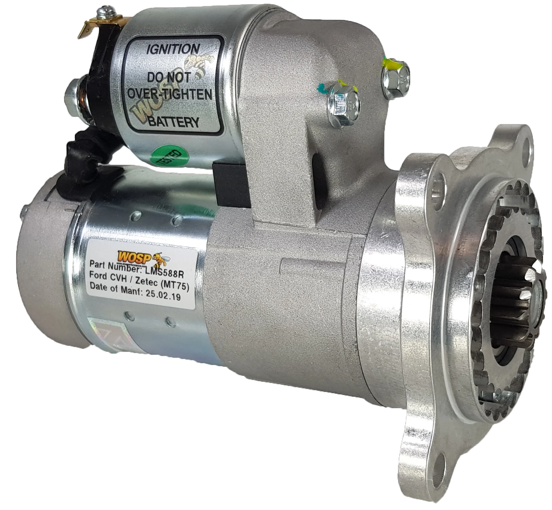 Wosp Ford CVH / Zetec / Cosworth (MT75 transmission) slimline starter motor (LMS588)
