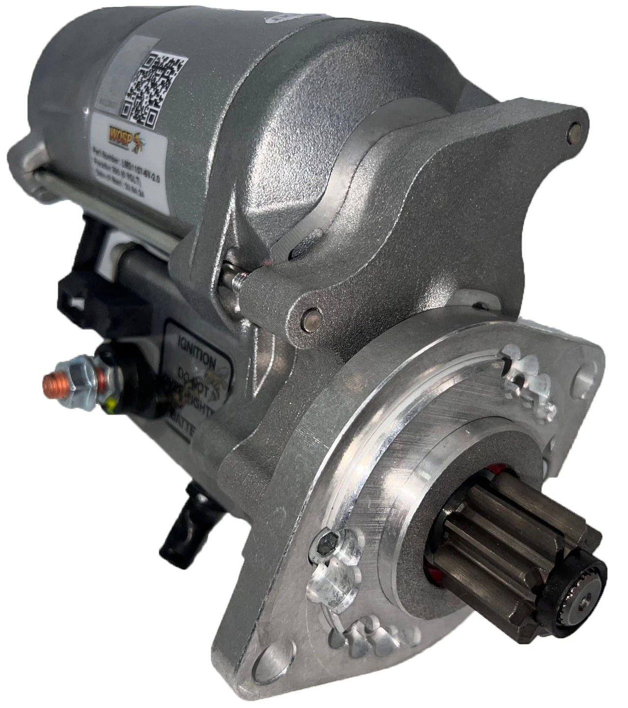 Wosp Porsche 356 / 550 Spyder & VW Beetle LH 'early' 6 Volt super-duty starter motor (LMS1107-6V-2.0)