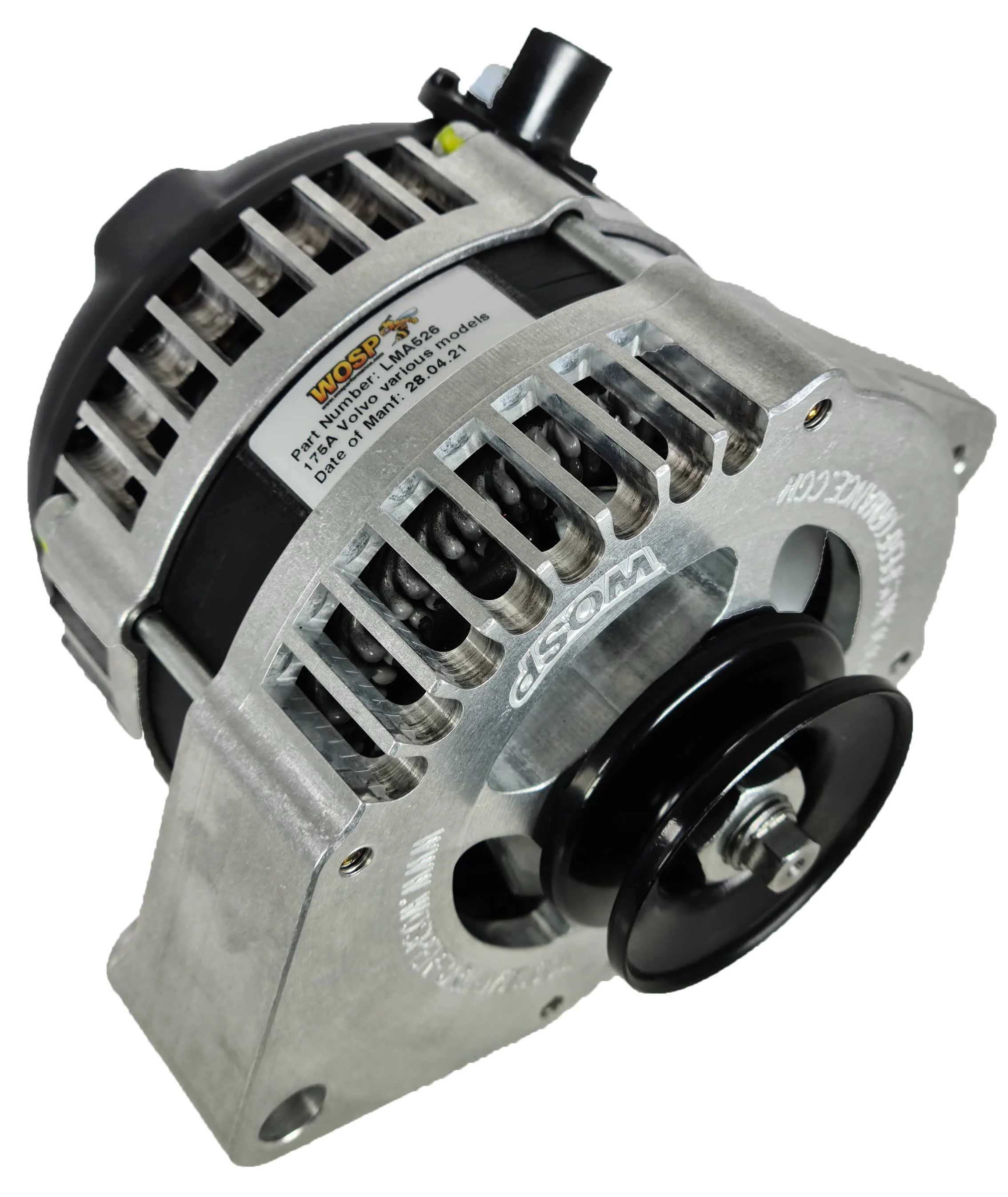 Wosp Volvo 142 / 144 / 145 / 242 / 245 / Amazon / P1800 120A Alternator (Thick 41.5mm Lug) (LMA526-LO)